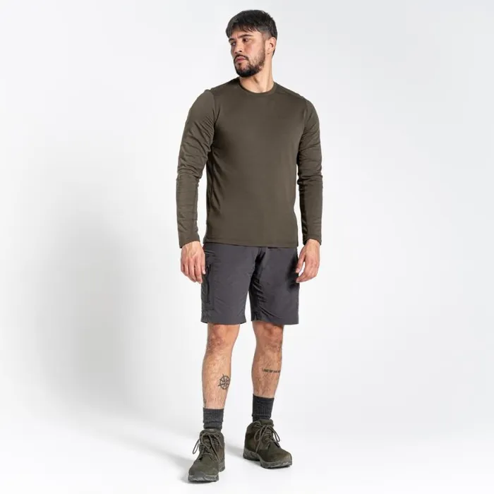 Mens Shorts Craghoppers NosiLife Cargo II Shorts Black Pepper Mens Shorts Craghoppers NosiLife Cargo II Shorts Black Pepper