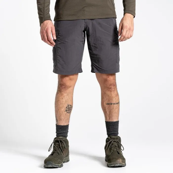 Mens Shorts Craghoppers NosiLife Cargo II Shorts Black Pepper Mens Shorts Craghoppers NosiLife Cargo II Shorts Black Pepper
