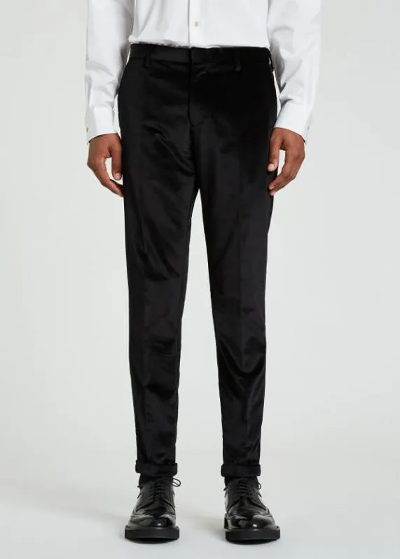 Mens SlimFit Velvet Pants Paul Smith Pants Mens SlimFit Velvet Pants Paul Smith Pants