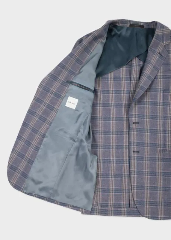 Mens SlimFit Wool Check SuitWool Check TwoButton BlazerWool Check Pants Paul Smith Suits Mens SlimFit Wool Check SuitWool Check TwoButton BlazerWool Check Pants Paul Smith Suits