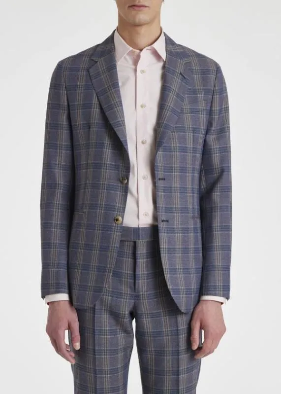 Mens SlimFit Wool Check SuitWool Check TwoButton BlazerWool Check Pants Paul Smith Suits Mens SlimFit Wool Check SuitWool Check TwoButton BlazerWool Check Pants Paul Smith Suits