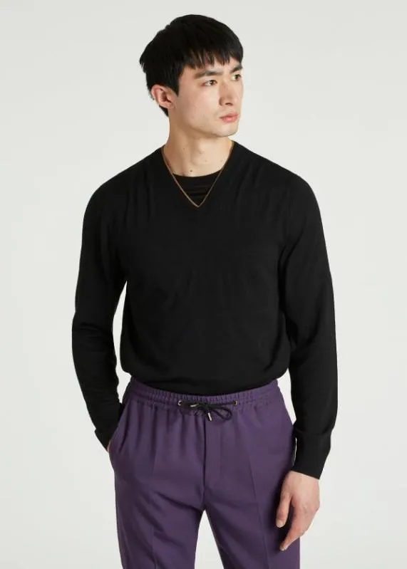 Mens VNeck Merino Sweater Paul Smith Sweaters Mens VNeck Merino Sweater Paul Smith Sweaters