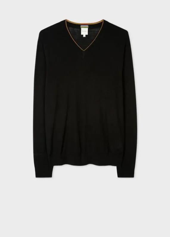 Mens VNeck Merino Sweater Paul Smith Sweaters Mens VNeck Merino Sweater Paul Smith Sweaters