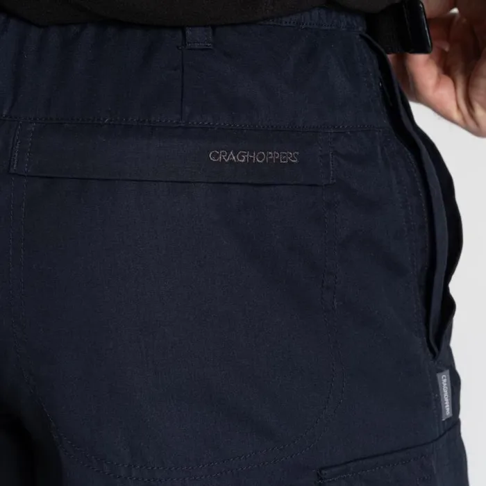 Mens Walking Trousers Craghoppers Expert Kiwi Tailored Convertible Trousers Dark Navy Mens Walking Trousers Craghoppers Expert Kiwi Tailored Convertible Trousers Dark Navy