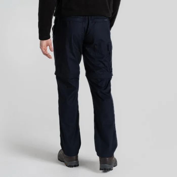 Mens Walking Trousers Craghoppers Expert Kiwi Tailored Convertible Trousers Dark Navy Mens Walking Trousers Craghoppers Expert Kiwi Tailored Convertible Trousers Dark Navy