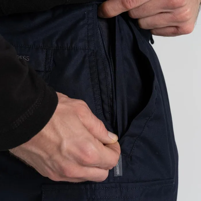 Mens Walking Trousers Craghoppers Expert Kiwi Tailored Convertible Trousers Dark Navy Mens Walking Trousers Craghoppers Expert Kiwi Tailored Convertible Trousers Dark Navy