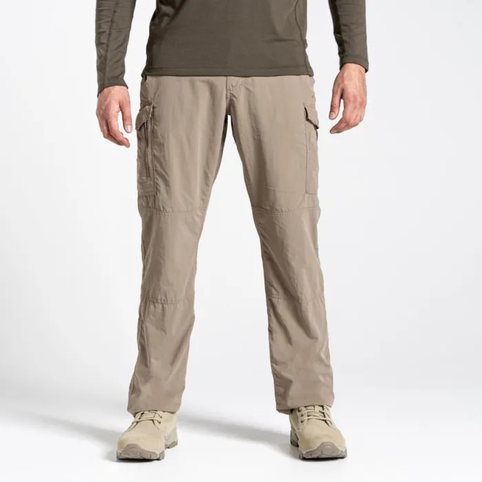 Mens Walking Trousers Craghoppers NosiLife Cargo II Trousers Pebble
