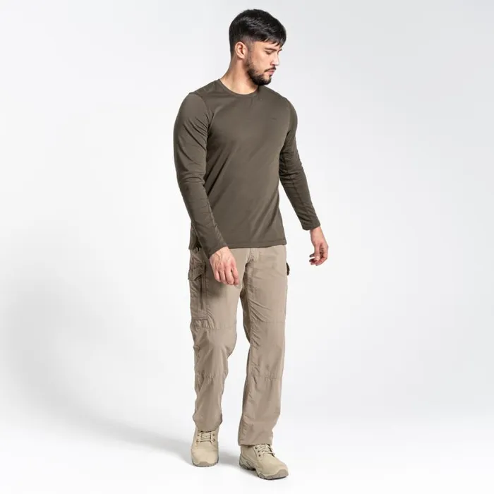 Mens Walking Trousers Craghoppers NosiLife Cargo II Trousers Pebble Mens Walking Trousers Craghoppers NosiLife Cargo II Trousers Pebble