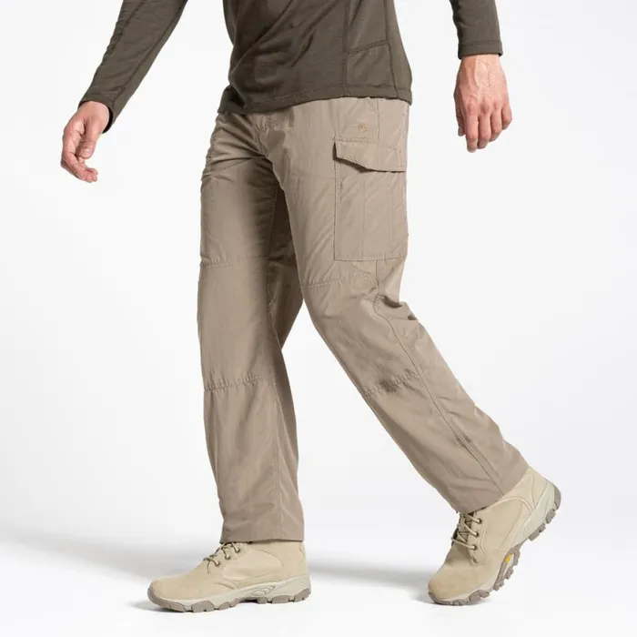 Mens Walking Trousers Craghoppers NosiLife Cargo II Trousers Pebble Mens Walking Trousers Craghoppers NosiLife Cargo II Trousers Pebble