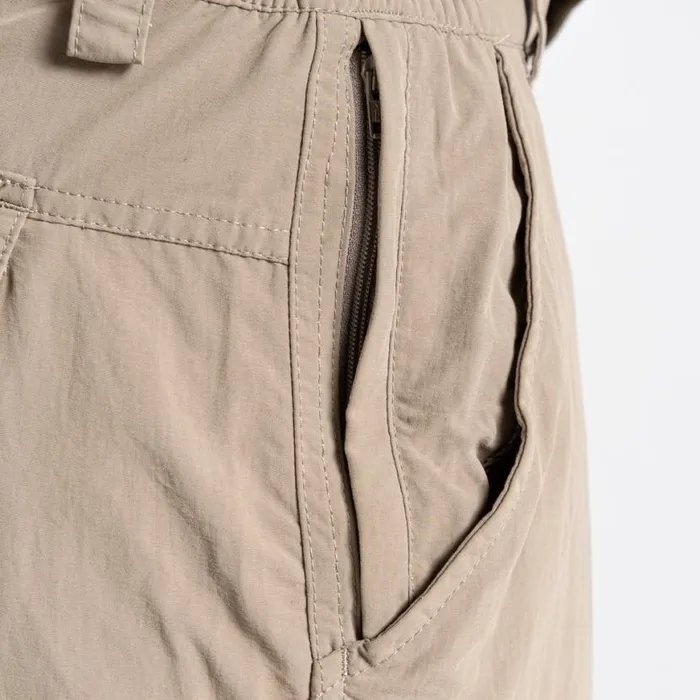 Mens Walking Trousers Craghoppers NosiLife Convertible II Trousers Pebble Mens Walking Trousers Craghoppers NosiLife Convertible II Trousers Pebble