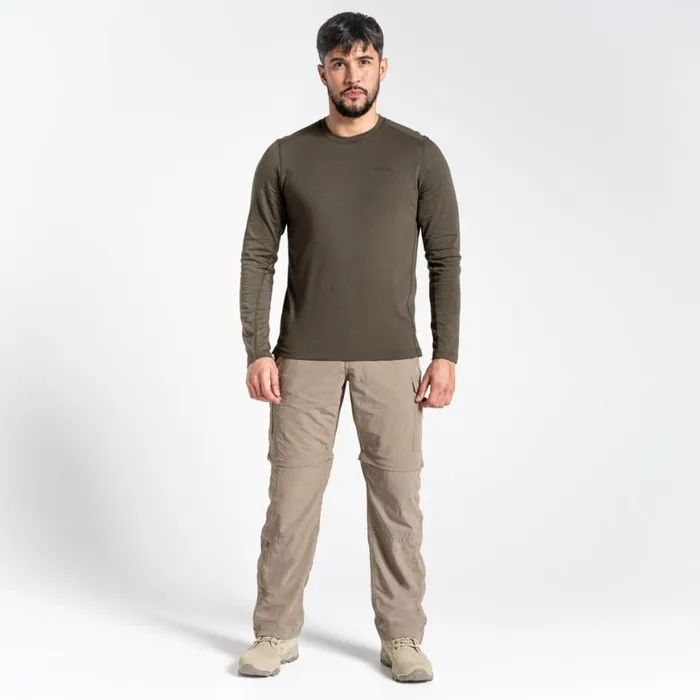Mens Walking Trousers Craghoppers NosiLife Convertible II Trousers Pebble Mens Walking Trousers Craghoppers NosiLife Convertible II Trousers Pebble