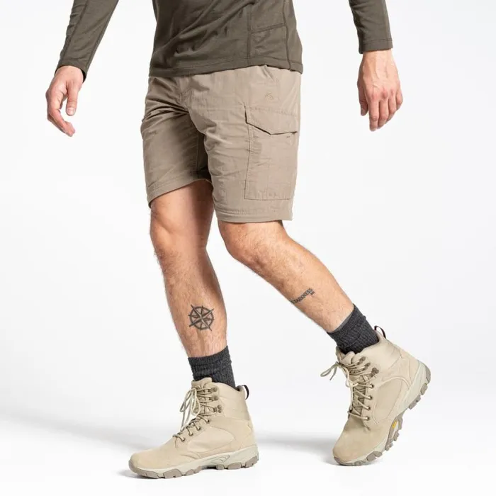 Mens Walking Trousers Craghoppers NosiLife Convertible II Trousers Pebble Mens Walking Trousers Craghoppers NosiLife Convertible II Trousers Pebble