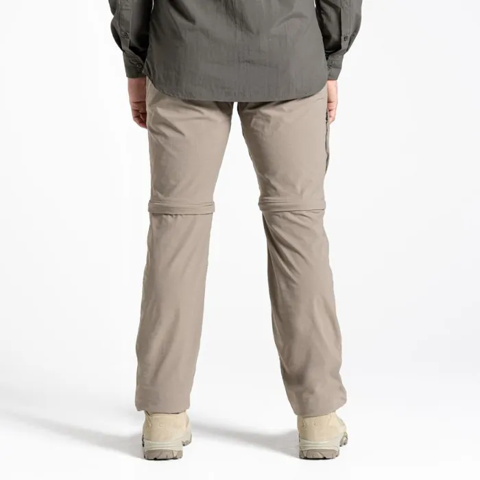 Mens Walking Trousers Craghoppers NosiLife Pro Convertible II Trousers Pebble Mens Walking Trousers Craghoppers NosiLife Pro Convertible II Trousers Pebble
