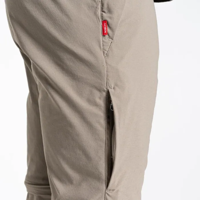 Mens Walking Trousers Craghoppers NosiLife Pro Convertible II Trousers Pebble Mens Walking Trousers Craghoppers NosiLife Pro Convertible II Trousers Pebble