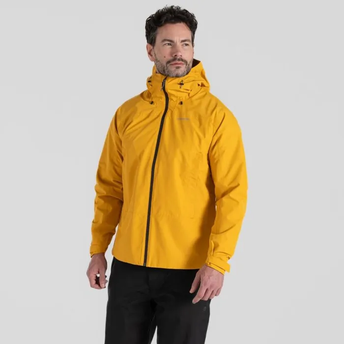 Mens Waterproof Jackets Craghoppers Creevey Waterproof Jacket Warbler Yellow
