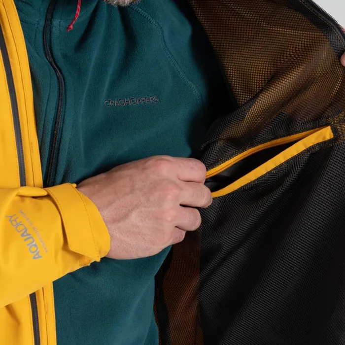 Mens Waterproof Jackets Craghoppers Creevey Waterproof Jacket Warbler Yellow Mens Waterproof Jackets Craghoppers Creevey Waterproof Jacket Warbler Yellow