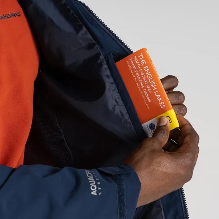 Mens Waterproof Jackets Craghoppers Diggory Stretch Waterproof Jacket Blue Navy Carnelian Orange Mens Waterproof Jackets Craghoppers Diggory Stretch Waterproof Jacket Blue Navy Carnelian Orange