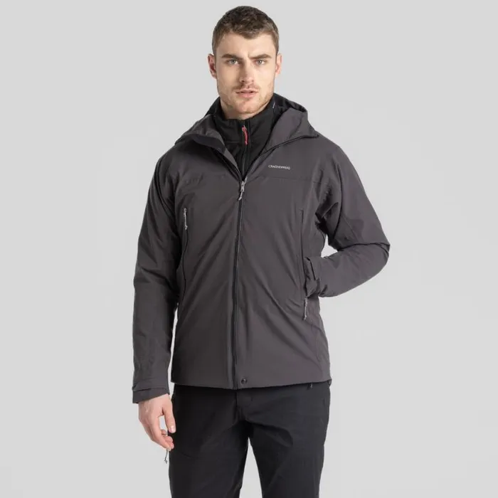 Mens Waterproof Jackets Craghoppers Dynamic Pro II Waterproof Jacket Black Pepper Mens Waterproof Jackets Craghoppers Dynamic Pro II Waterproof Jacket Black Pepper
