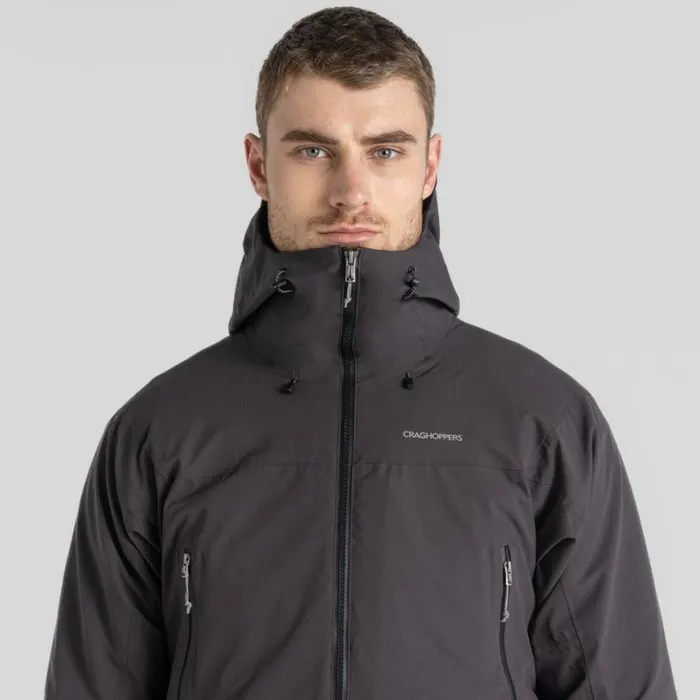 Mens Waterproof Jackets Craghoppers Dynamic Pro II Waterproof Jacket Black Pepper Mens Waterproof Jackets Craghoppers Dynamic Pro II Waterproof Jacket Black Pepper