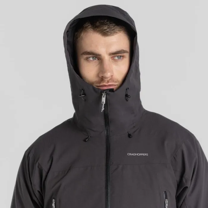 Mens Waterproof Jackets Craghoppers Dynamic Pro II Waterproof Jacket Black Pepper Mens Waterproof Jackets Craghoppers Dynamic Pro II Waterproof Jacket Black Pepper