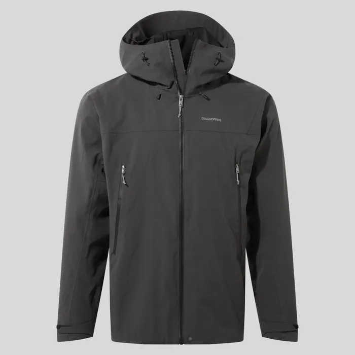 Mens Waterproof Jackets Craghoppers Dynamic Pro II Waterproof Jacket Black Pepper Mens Waterproof Jackets Craghoppers Dynamic Pro II Waterproof Jacket Black Pepper