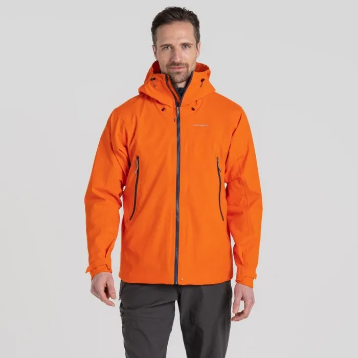Mens Waterproof Jackets Craghoppers Dynamic Pro II Waterproof Jacket Vivid Orange