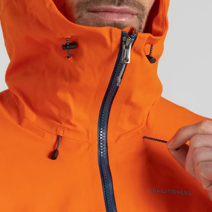 Mens Waterproof Jackets Craghoppers Dynamic Pro II Waterproof Jacket Vivid Orange Mens Waterproof Jackets Craghoppers Dynamic Pro II Waterproof Jacket Vivid Orange