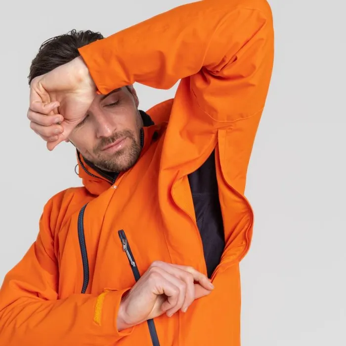 Mens Waterproof Jackets Craghoppers Dynamic Pro II Waterproof Jacket Vivid Orange Mens Waterproof Jackets Craghoppers Dynamic Pro II Waterproof Jacket Vivid Orange