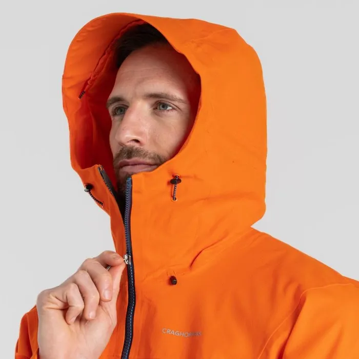 Mens Waterproof Jackets Craghoppers Dynamic Pro II Waterproof Jacket Vivid Orange Mens Waterproof Jackets Craghoppers Dynamic Pro II Waterproof Jacket Vivid Orange