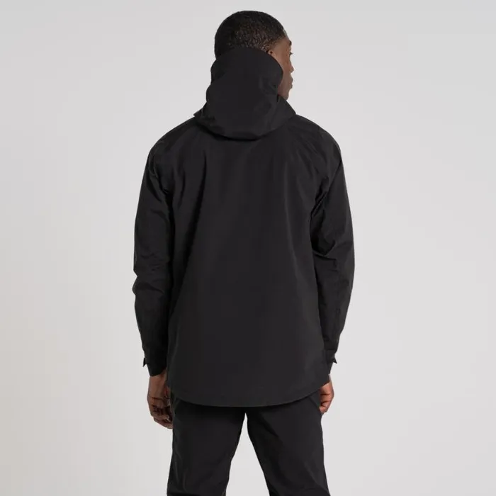 Mens Waterproof Jackets Craghoppers Maris 25L Stretch Waterproof Jacket Black Mens Waterproof Jackets Craghoppers Maris 25L Stretch Waterproof Jacket Black