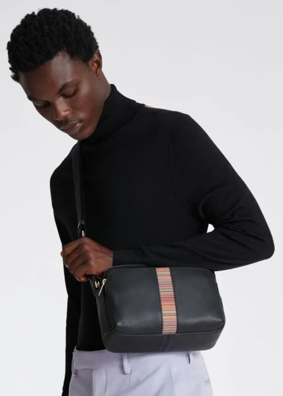 MensWomens CrossBody Bag With 039Signature Stripe039 Panel Paul Smith Bags MensWomens CrossBody Bag With 039Signature Stripe039 Panel Paul Smith Bags