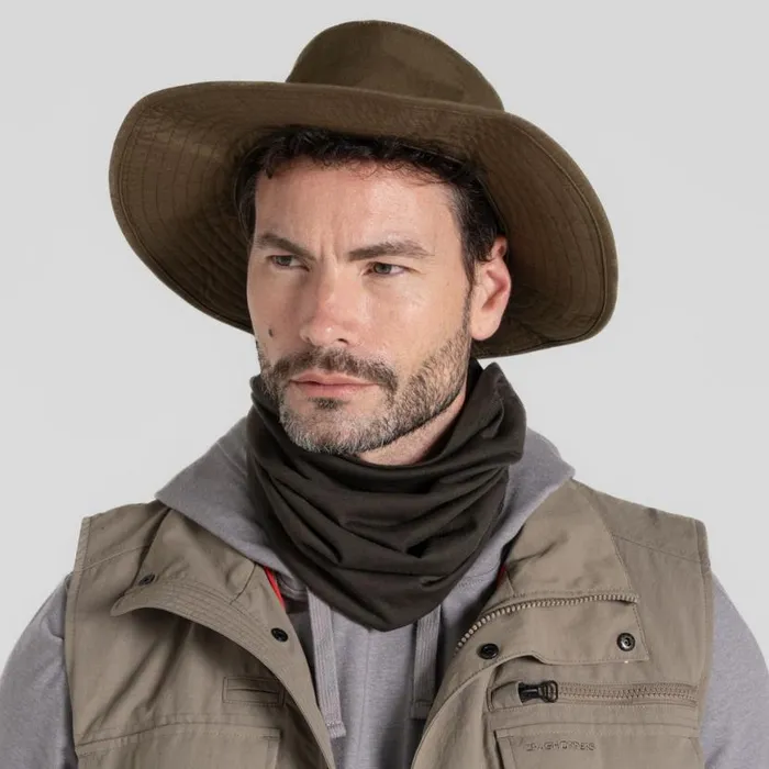 MensWomensEquipment Hats Craghoppers Kiwi Ranger Hat Dark Moss