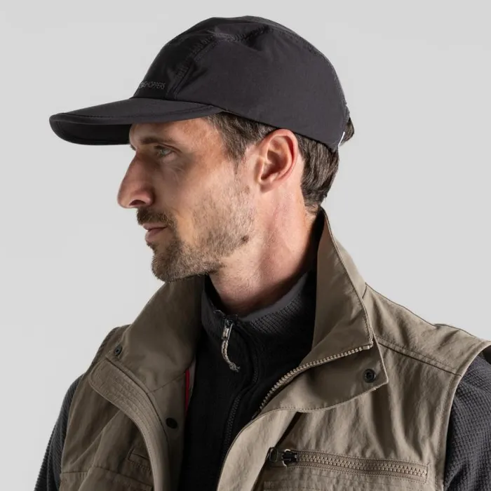 MensWomensEquipment Hats Craghoppers Unisex Nosilife Multi Active Cap II Black Pepper MensWomensEquipment Hats Craghoppers Unisex Nosilife Multi Active Cap II Black Pepper