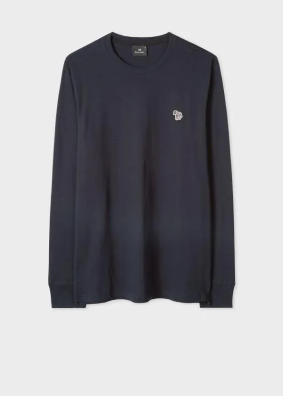 Mens Zebra Logo LongSleeve TShirt Paul Smith TShirts