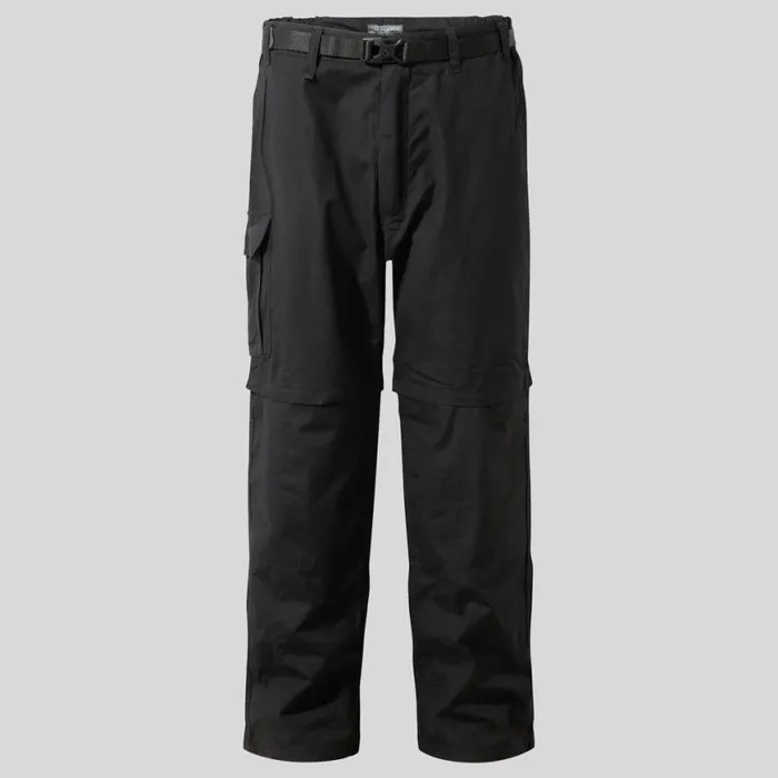 Mens Zip Off Trousers Craghoppers Kiwi Convertible Trousers Black Mens Zip Off Trousers Craghoppers Kiwi Convertible Trousers Black