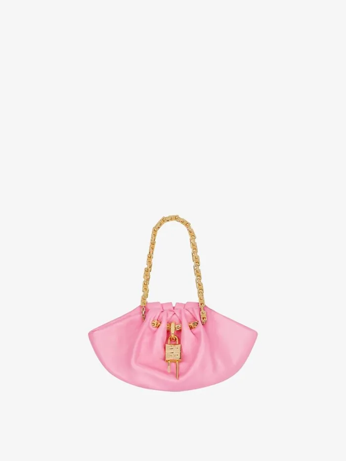 Mini Kenny Neo Bag In Leather Bright Pink Women Givenchy Crossbody Bags