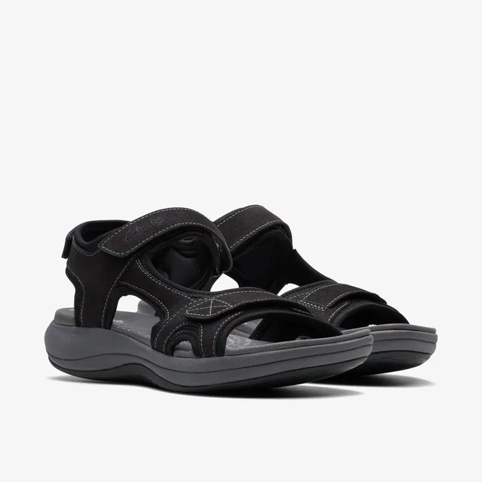 Mira Bay Black Women Clarks Sandals and Flip Flops