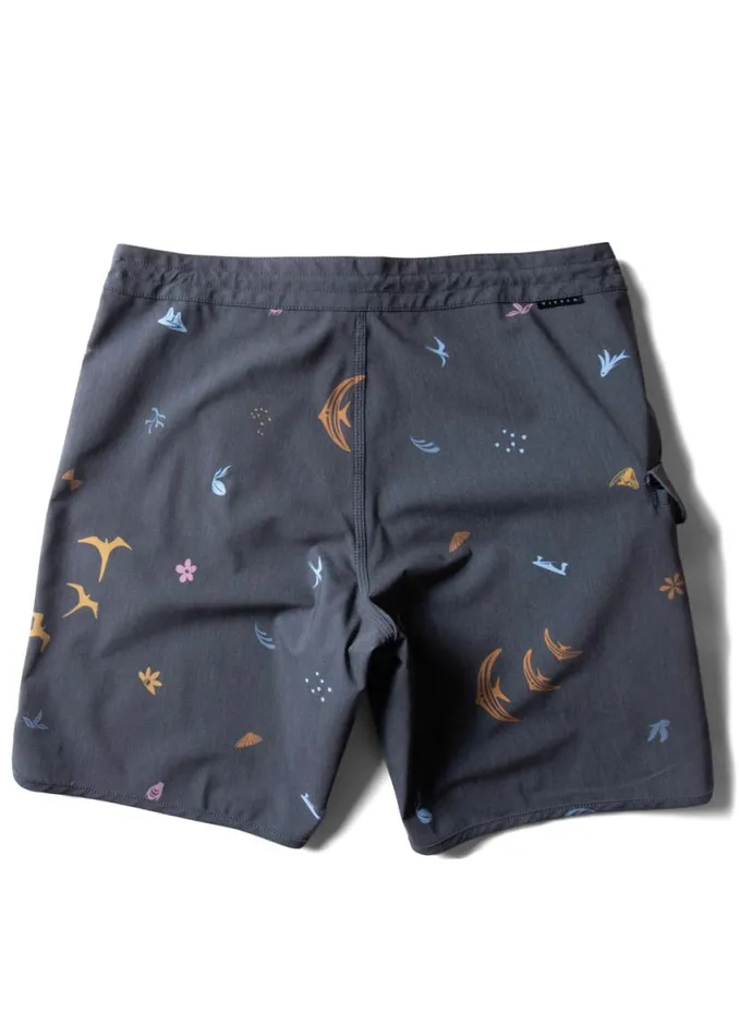 Miyashiro Island Stargazer 185quot Boardshort Phantom Men Vissla Boardshorts