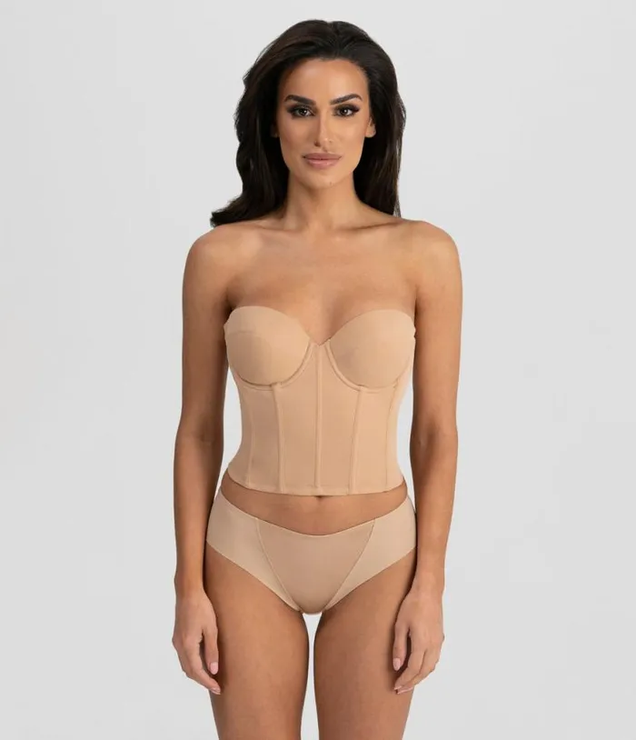 Mocha Backless Strapless Brie Bridal Bra Accessories Unique Vintage Lingerie and Shapewear Mocha Backless Strapless Brie Bridal Bra Accessories Unique Vintage Lingerie and Shapewear