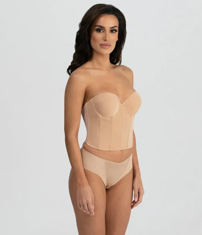Mocha Backless Strapless Brie Bridal Bra Accessories Unique Vintage Lingerie and Shapewear
