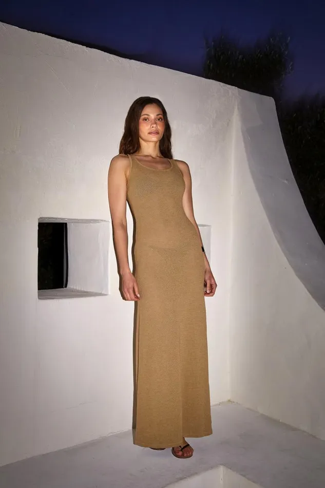 MONROW Dresses Mesh Maxi Dress 8211 Women MONROW Dresses Mesh Maxi Dress 8211 Women