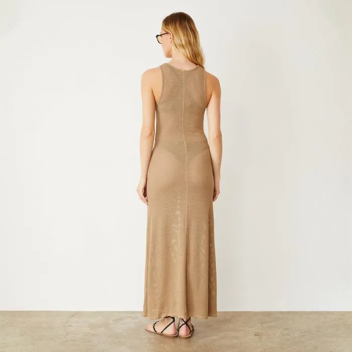 MONROW Dresses Mesh Maxi Dress 8211 Women MONROW Dresses Mesh Maxi Dress 8211 Women