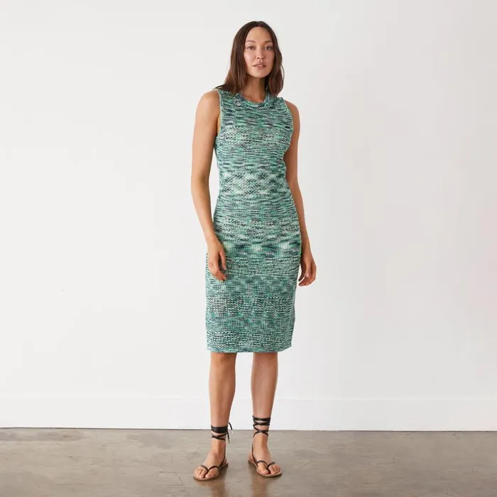 MONROW Dresses Spacedye Tank Dress 8211 Women MONROW Dresses Spacedye Tank Dress 8211 Women