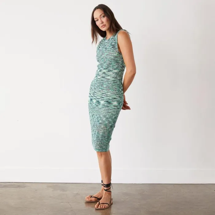 MONROW Dresses Spacedye Tank Dress 8211 Women MONROW Dresses Spacedye Tank Dress 8211 Women