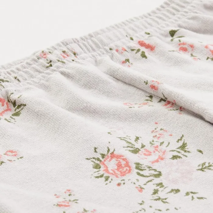 MONROW Kids Kids Elastic Waist Sweats With Floral Print 8211 Kids MONROW Kids Kids Elastic Waist Sweats With Floral Print 8211 Kids