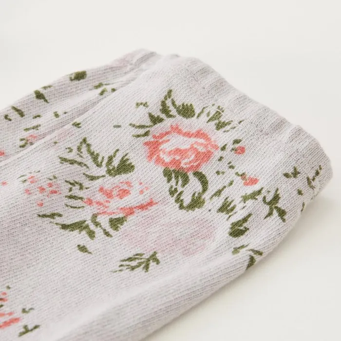 MONROW Kids Kids Elastic Waist Sweats With Floral Print 8211 Kids MONROW Kids Kids Elastic Waist Sweats With Floral Print 8211 Kids