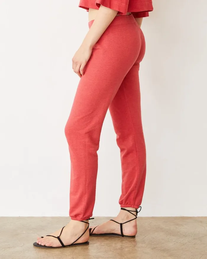 MONROW Sweats French Terry Crop Elastic Waist Sweat 8211 Women MONROW Sweats French Terry Crop Elastic Waist Sweat 8211 Women