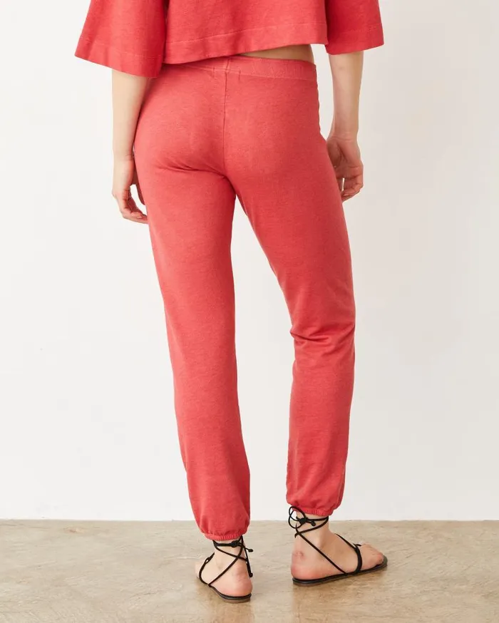 MONROW Sweats French Terry Crop Elastic Waist Sweat 8211 Women MONROW Sweats French Terry Crop Elastic Waist Sweat 8211 Women