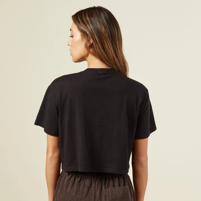 MONROW Tees Cropped ExBoyfriend Crew 8211 Women MONROW Tees Cropped ExBoyfriend Crew 8211 Women