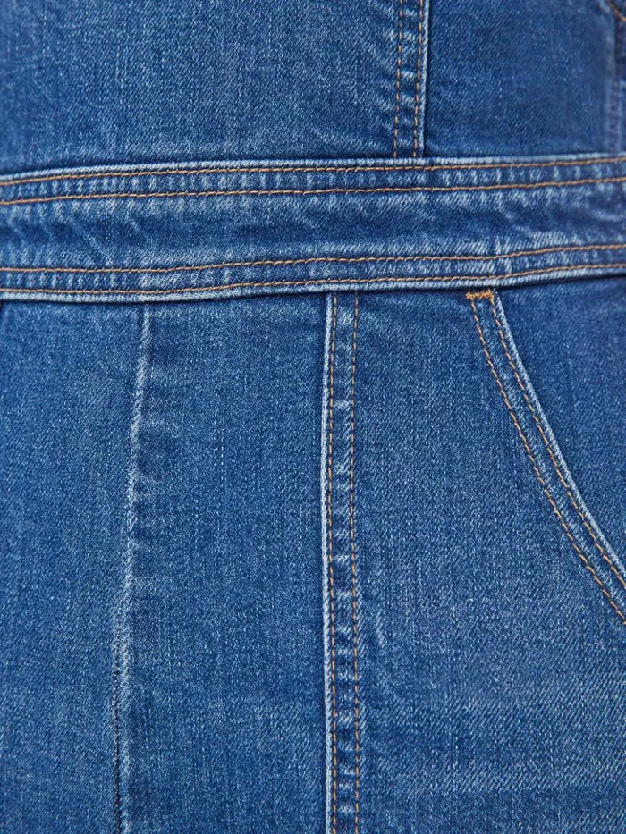 Mother Denim Flare High Waisted Twister Overall Sneak Wash Punch Buggy 8211 Women